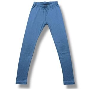 Lulu Luo Girls Leggings Blue Skinny Soft Stretchy Size 10 12